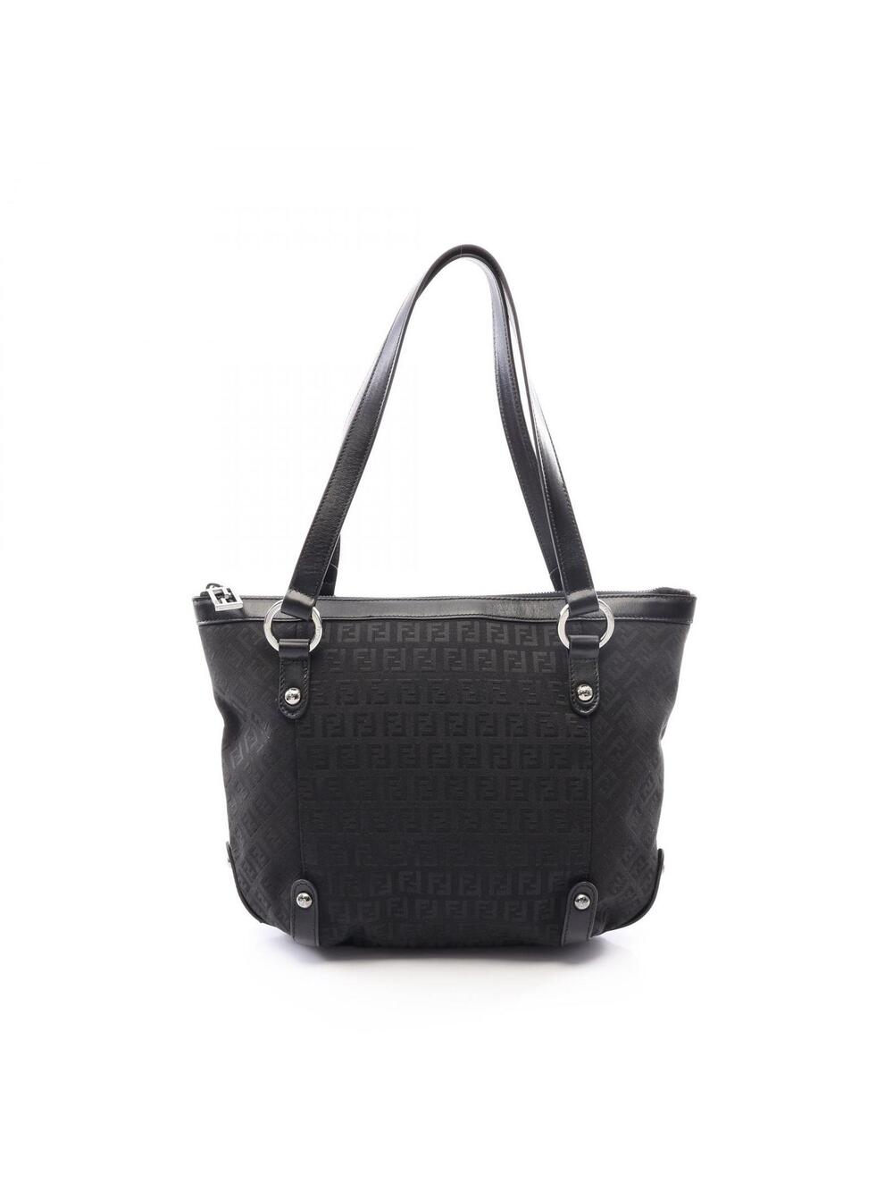 Fendi Zucchino Zippered Shoulder Bag #377063F94B